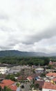 View from Bukit Tinggi West Sumatera Indonesia Royalty Free Stock Photo
