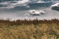 View from Bukowe Berdo in the Bieszczady Mountains in Poland Royalty Free Stock Photo