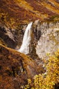 View on Buldrefossen waterfall, Gamle Strynefjellsvegen, Norway