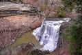 Panoramic view of Burgess Falls, Tennessee Royalty Free Stock Photo