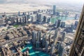 View from Burj khalifa tower 2 Royalty Free Stock Photo
