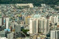 View from Busan tower into the city of busan