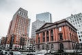 View of Business Buildings from Berkeley Street in Winter