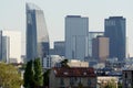 View of business district La Defense, France