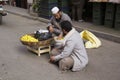 View of a busy street in the Agouza district of downtown Cairo in Cairo