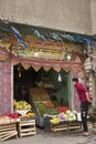 View of a busy street in the Agouza district of downtown Cairo in Cairo