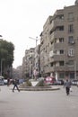 View of a busy street in the Agouza district of downtown Cairo in Cairo