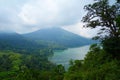 View of Buyan lake Danau Buyan from the top. Bedugul, Tabanan, Bali, Indonesia Royalty Free Stock Photo