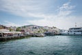 View of Buyukada (big island) from sea ferry,Istanbul,Turkey Royalty Free Stock Photo