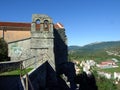 View of Buzet town and fertile fields in the Mirna river valley, Croatia / Pogled na grad Buzet i plodna polja u dolini Mirne