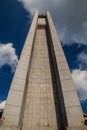 View of Buzludzha monument in Bulgar