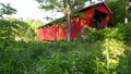 View of Byer Covered Bridge in Ohio, United States