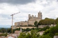 View of BÃÂ©ziers Cathedral or.CathÃÂ©drale Saint-Nazaire-et-Saint-Celse de BÃÂ©ziers, HÃÂ©rault, Occitanie, South France Royalty Free Stock Photo
