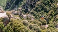 A View of the Cable Car at Montserrat, Spain.