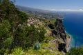 Cabo GirÃÂ£o viewpoint to the municipality CÃÂ£mara de Lobos, Madeira, Portugal Royalty Free Stock Photo