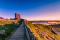 View from the Cabot Tower track on Signal Hill St John Royalty Free Stock Photo