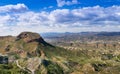 View from Cabrera towards Cortijo Grande Royalty Free Stock Photo