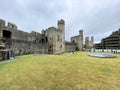 A view of Caernarfon Castle