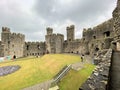 A view of Caernarfon Castle