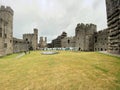 A view of Caernarfon Castle