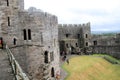 A view of Caernarfon Castle