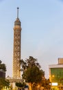 View of the Cairo Tower Royalty Free Stock Photo