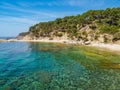 View of Cala bona small beach near Palamos, Catalonia