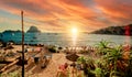 View of Cala d`Hort Beach, Ibiza Royalty Free Stock Photo