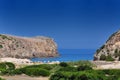 View of Cala Domestica beach, Sardinia, Italy Royalty Free Stock Photo