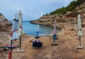 View of Cala Greca, Lampedusa Royalty Free Stock Photo