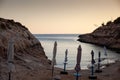 View of Cala Grega, Lampedusa Royalty Free Stock Photo