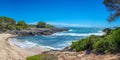 View of Cala Talaier beach in Menorca, Balearic islands Spain Royalty Free Stock Photo