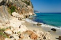 View of Cala Ziu Santoru beach Royalty Free Stock Photo