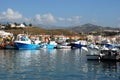 View of Caleta de Velez harbour.