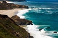 A View of the California Coastline along State Road 1 Royalty Free Stock Photo