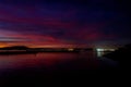 View of California`s East Bay at Nightfall