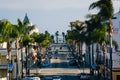 View of California Street, in downtown Ventura, California. Royalty Free Stock Photo