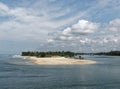 View of a calm and quiet Betul Beach and Jetty