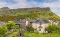 A view from Calton Hill towards Arthurs Seat in Edinburgh, Scotland Royalty Free Stock Photo