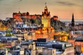 View from Calton Hill towards Edinburgh Castle