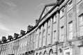 Camden crescent Georgian architecture, Bath, England, UK Royalty Free Stock Photo