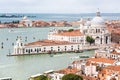 View from the Campanile in Venice to south, Italy Royalty Free Stock Photo
