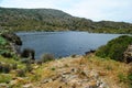 View of Campo Perdu lake in the island of Asinara