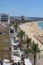 View of Can Pastilla beach Majorca Royalty Free Stock Photo