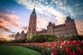 View of Canada Parliament building in Ottawa Royalty Free Stock Photo