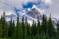 Canadian Rockie mountains in Banff National Park in Alberta