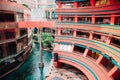 View of Canal City Hakata in Fukuoka, Japan