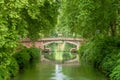 Canal de Brienne, picturesque landmark in Toulouse city France Royalty Free Stock Photo