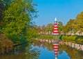 View at a canal in the Dutch city of Breda