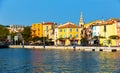 Canal at village of Martigues, France Royalty Free Stock Photo